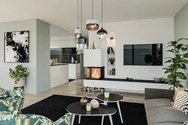 Stilvoller Kachelofen für moderne Räume