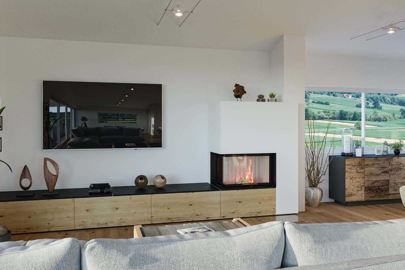 Modernes Design für Kachelöfen in Graz