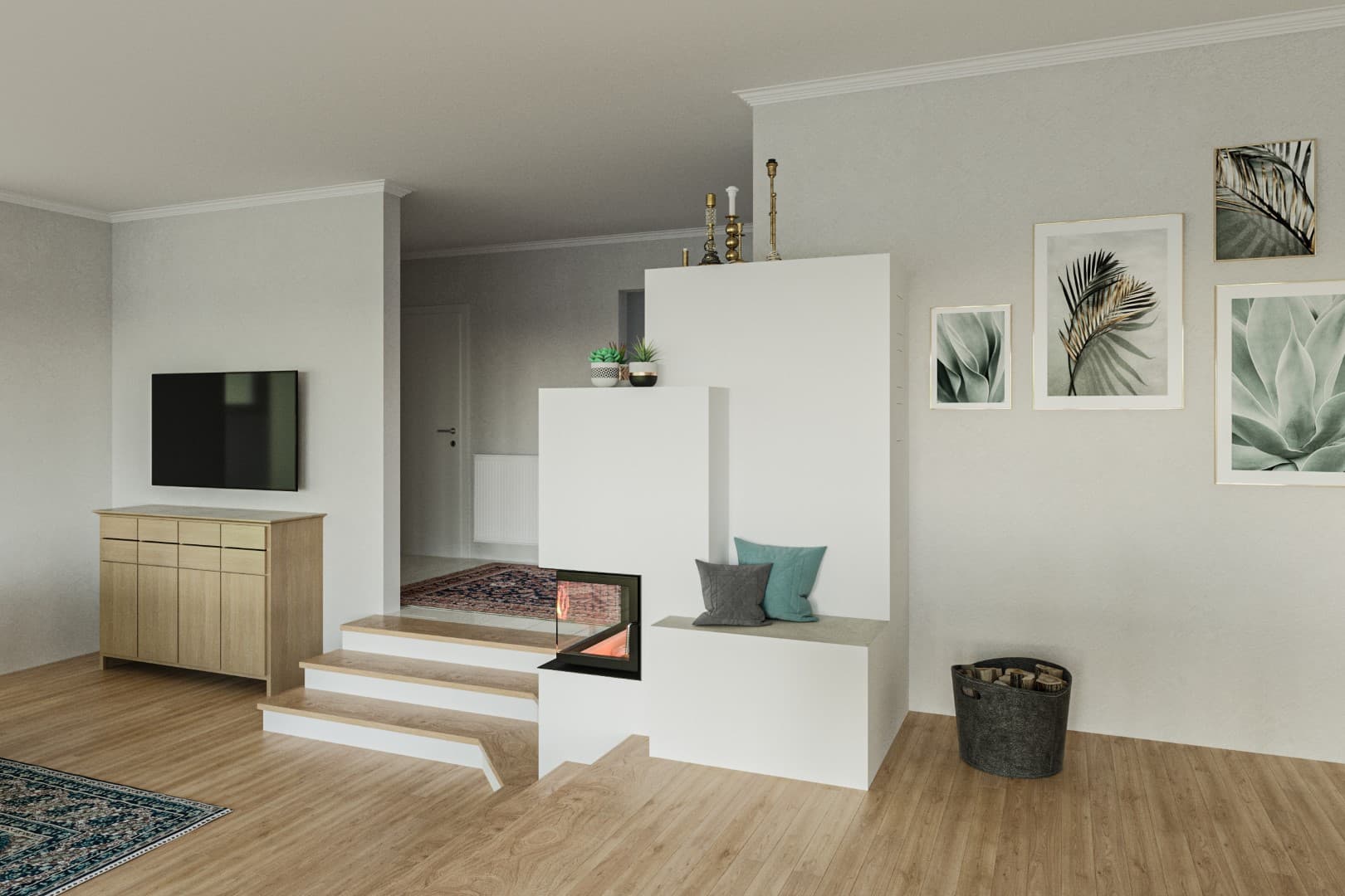Stilvoller Kachelofen für moderne Räume