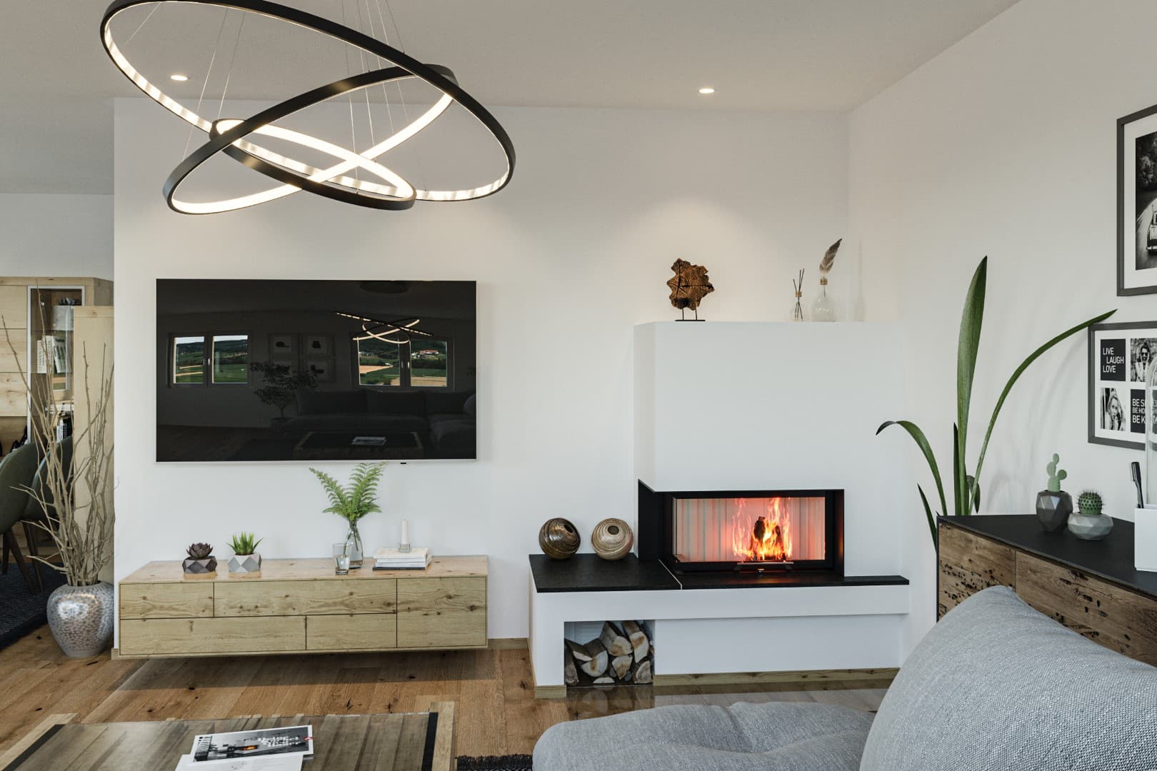 Moderner Kachelofen für Ihr Zuhause