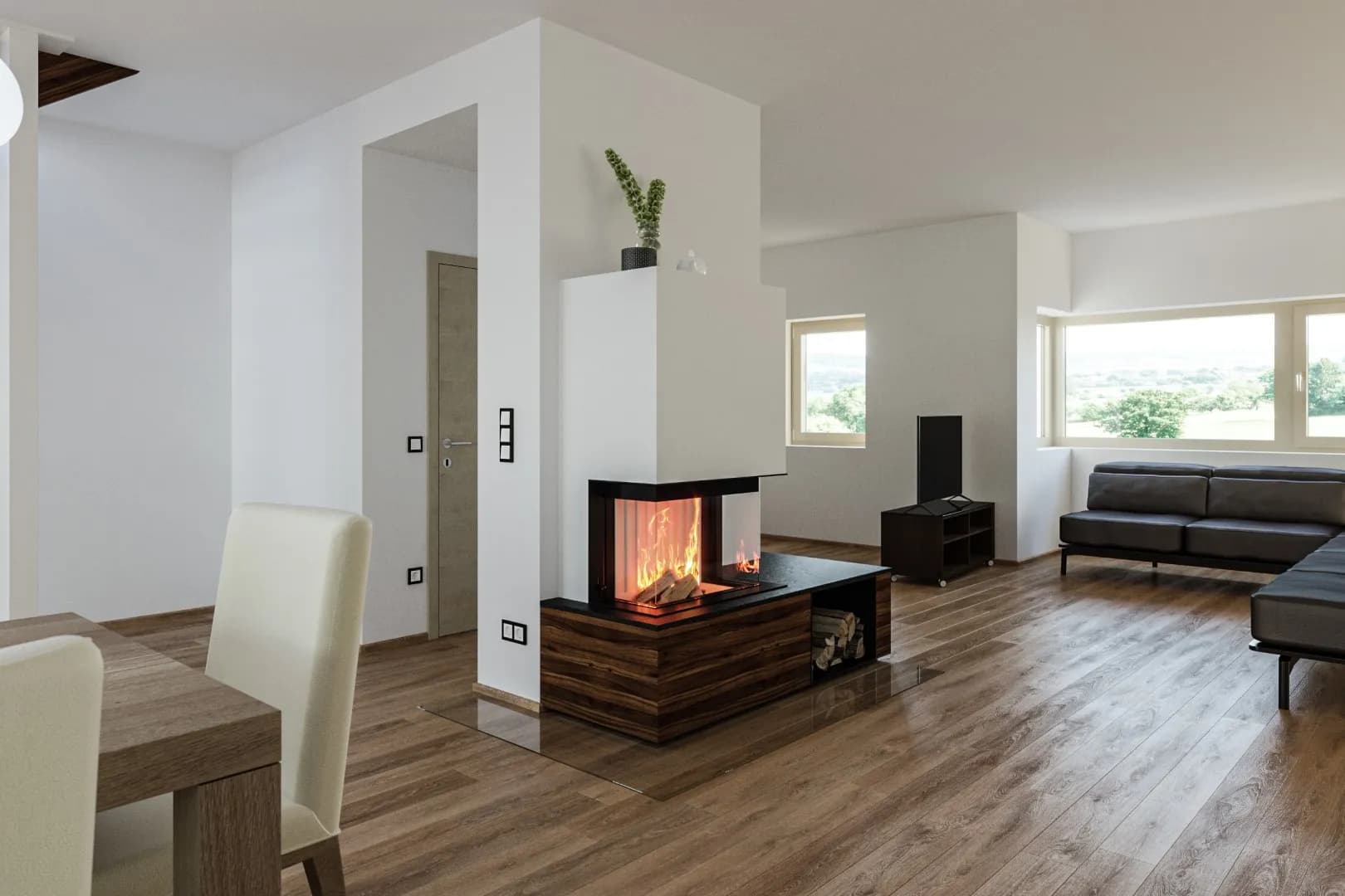 Stilvoller Kachelofen für moderne Wohnräume