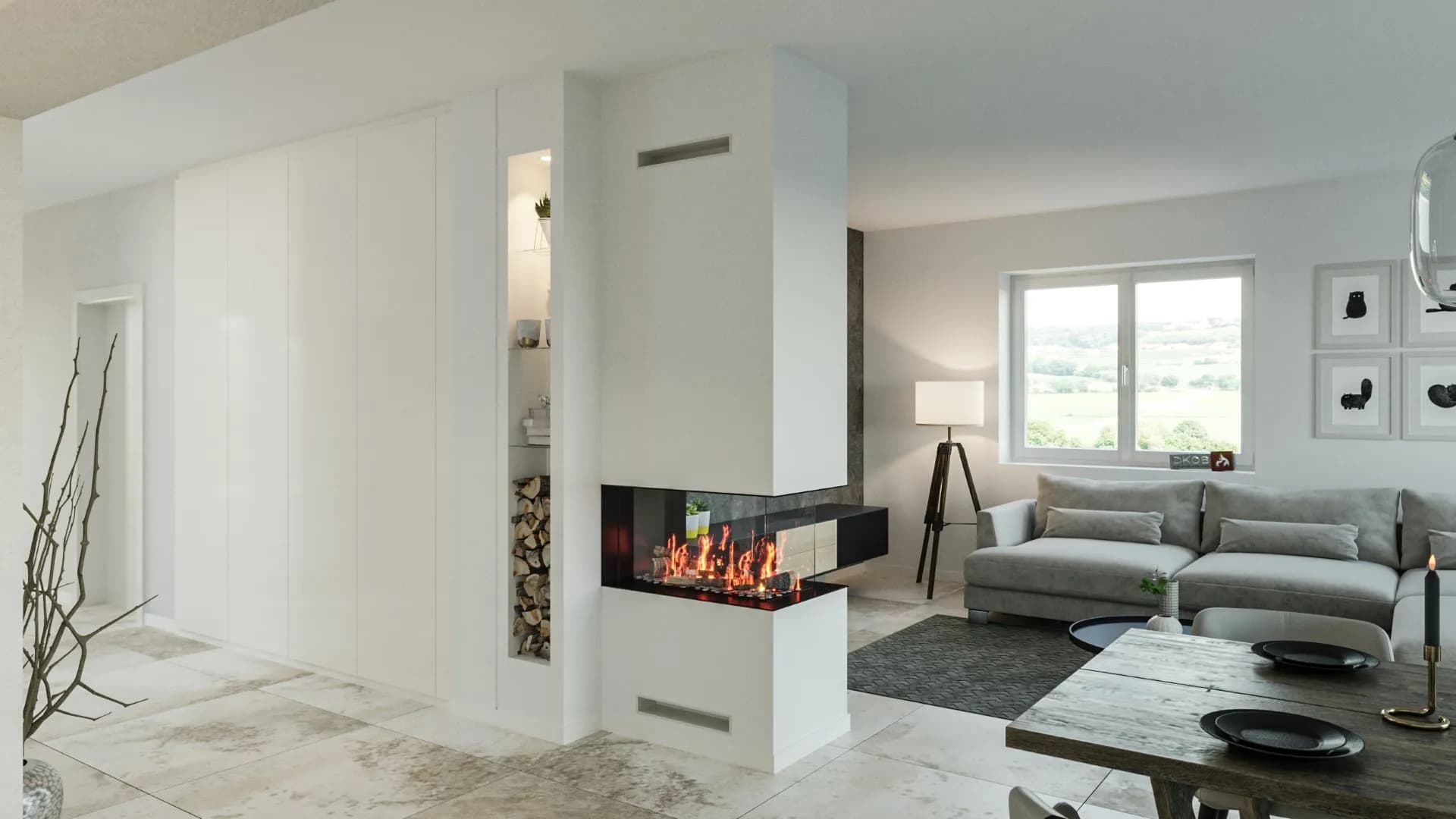 Modernes Design für Kachelöfen in Graz