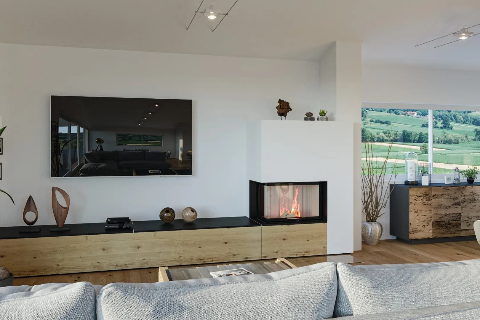Modernes Design für Kachelöfen in Graz